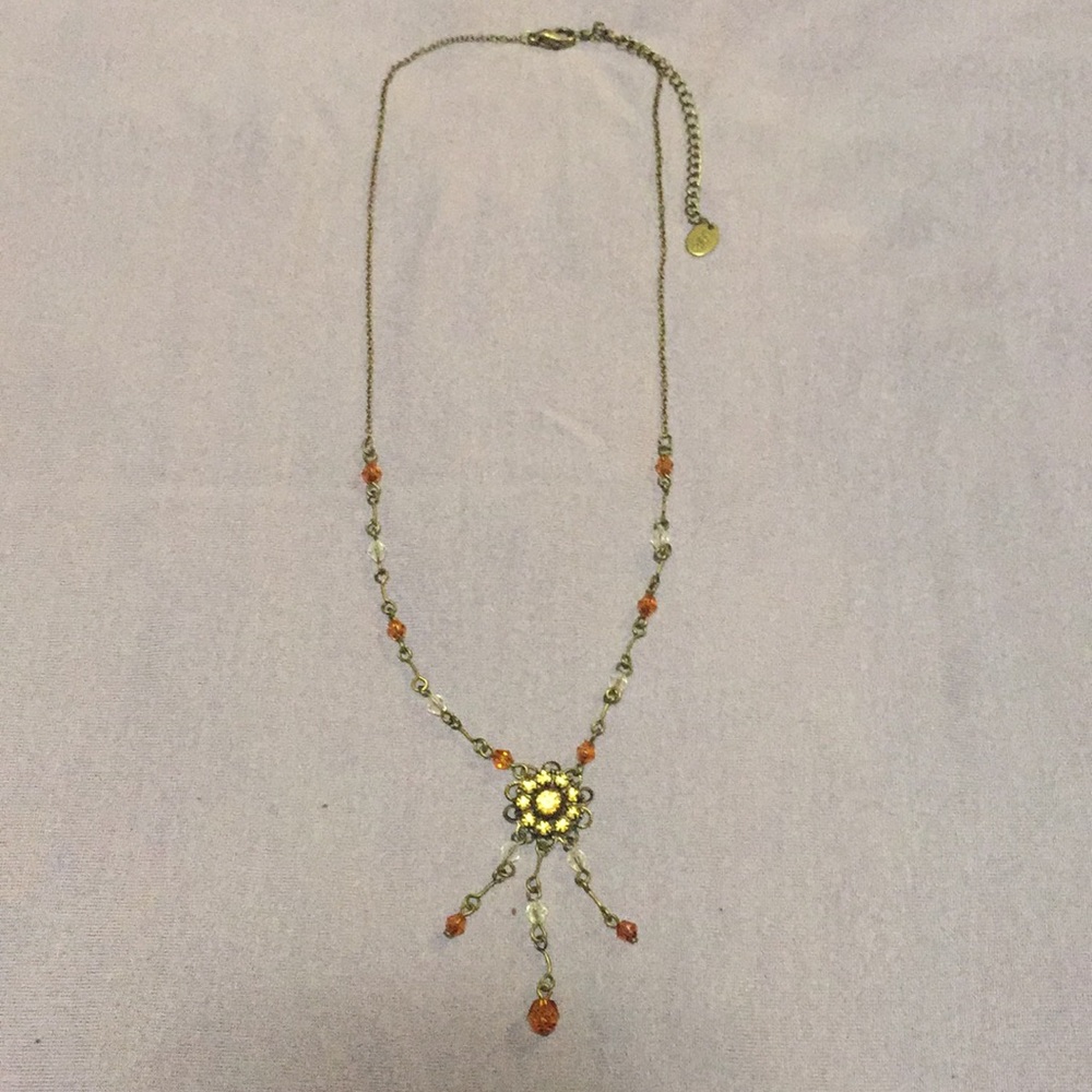 Vintage Flower Necklace